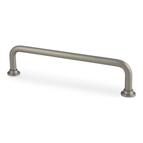 AW811-128-SN  07mm Ø x 128mm c/c  Satin Nickel  Alexander & Wilks Scandi D Cabinet Pull