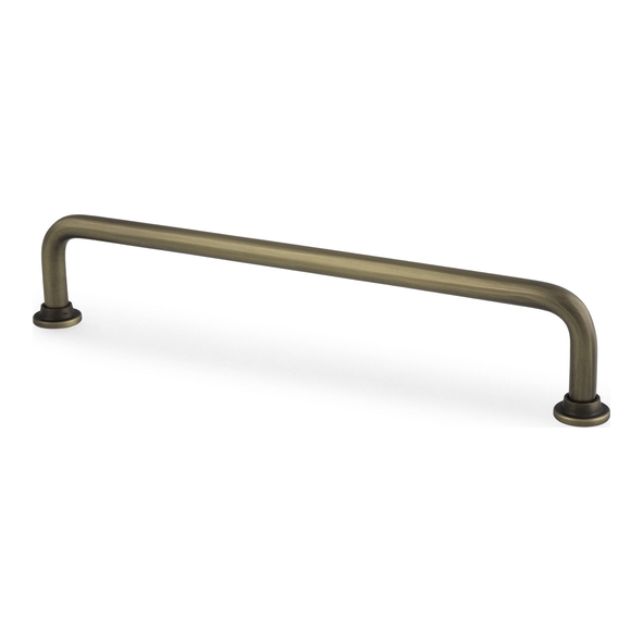 AW811-160-AB  07mm Ø x 160mm c/c  Antique Brass  Alexander & Wilks Scandi D Cabinet Pull