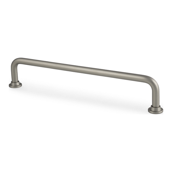 AW811-160-SN  07mm Ø x 160mm c/c  Satin Nickel  Alexander & Wilks Scandi D Cabinet Pull