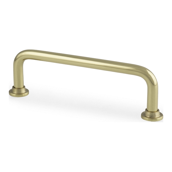 AW811-96-PB  07mm Ø x 096mm c/c  Polished Brass  Alexander & Wilks Scandi D Cabinet Pull