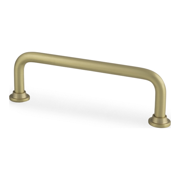 AW811-96-SB � 07mm � x 096mm c/c � Satin Brass � Alexander & Wilks Scandi D Cabinet Pull