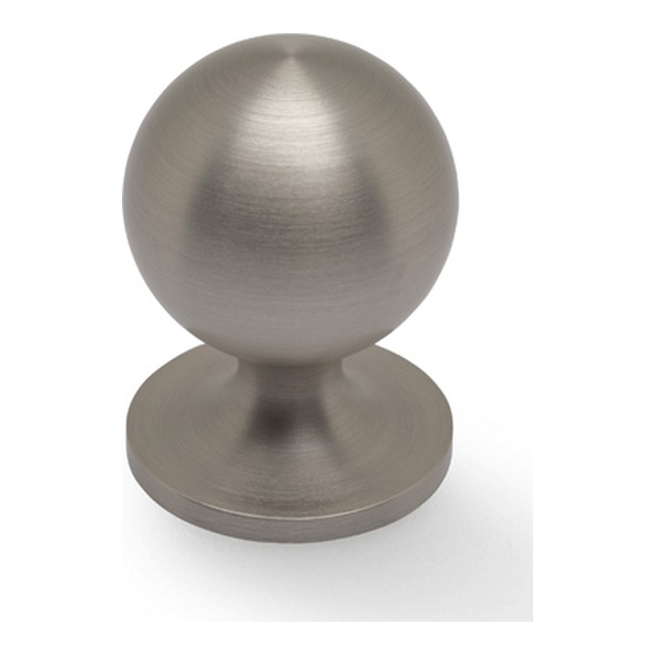 AW844-32-SN � 32mm � Satin Nickel � Alexander & Wilks Plain Ceasar Cabinet Knob