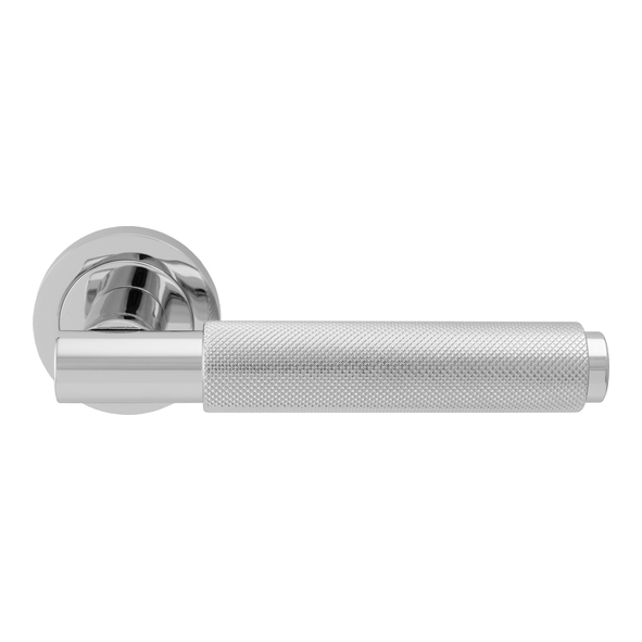 EUL050CP  Polished Chrome  Carlisle Brass Finishes Varese Levers On Round Roses
