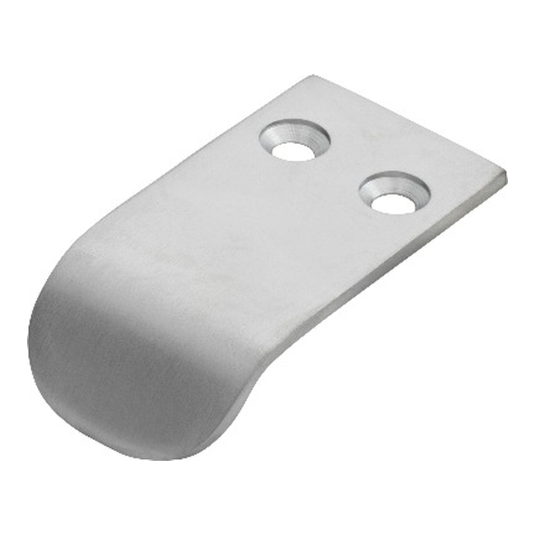 FTD3015ASC  25 x 48 x 2mm  Satin Chrome  Fingertip Design Hidden Finger Cabinet Pull Handle