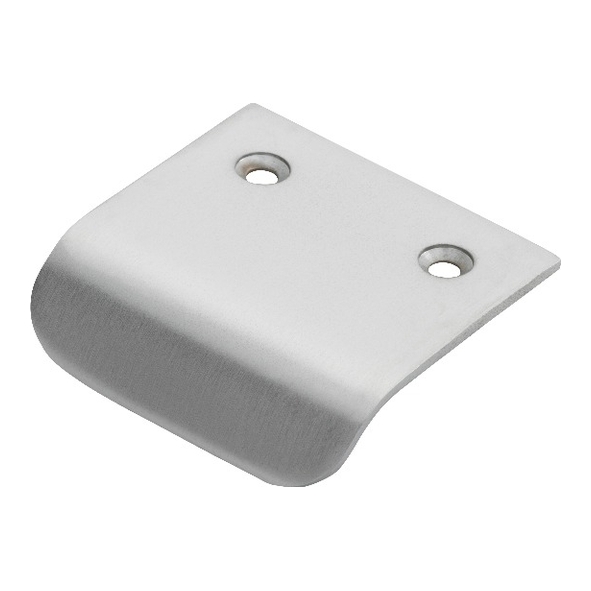 FTD3015BSC  50 x 48 x 2mm  Satin Chrome  Fingertip Design Hidden Finger Cabinet Pull Handle