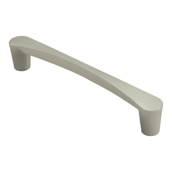 FTD3150BSN  160 x 181 x 36mm  Satin Nickel  Fingertip Design Venturi Waisted Cabinet Pull Handle
