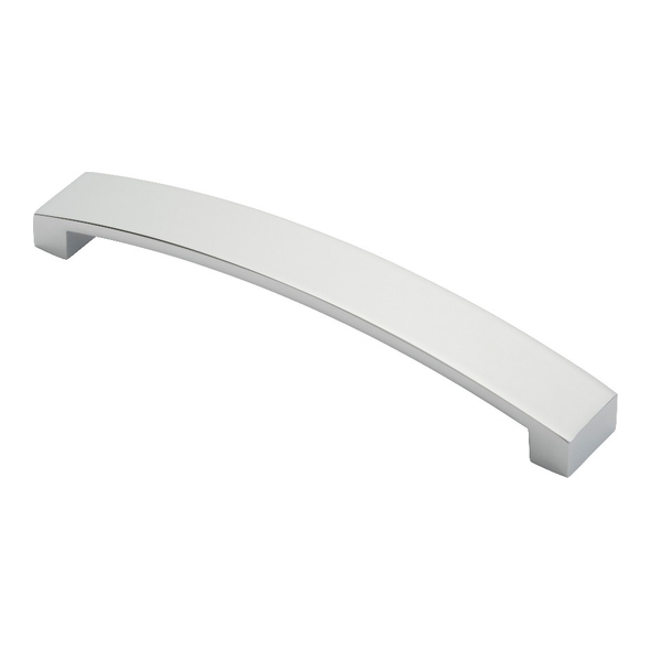 FTD3160ACP  160 x 172 x 24mm  Polished Chrome  Fingertip Design Curva Bow Cabinet Pull Handle
