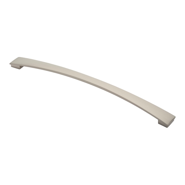 FTD3170CSN  320 x 338 x 29mm  Satin Nickel  Fingertip Design Valetta Bow Cabinet Pull Handle