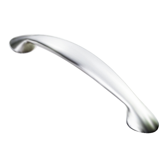 FTD343CP  128 x 166 x 28mm  Polished Chrome  Fingertip Design Platypus Cabinet Pull Handle