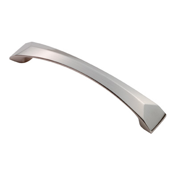FTD3440SN  128 x 154 x 25mm  Satin Nickel  Fingertip Design Solo Cabinet Pull Handle