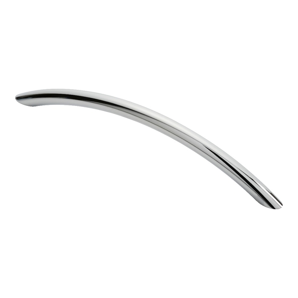 FTD450CCP  160 x 186 x 32mm  Polished Chrome  Fingertip Design Curved Bow 10mm Ø Cabinet Pull Handle