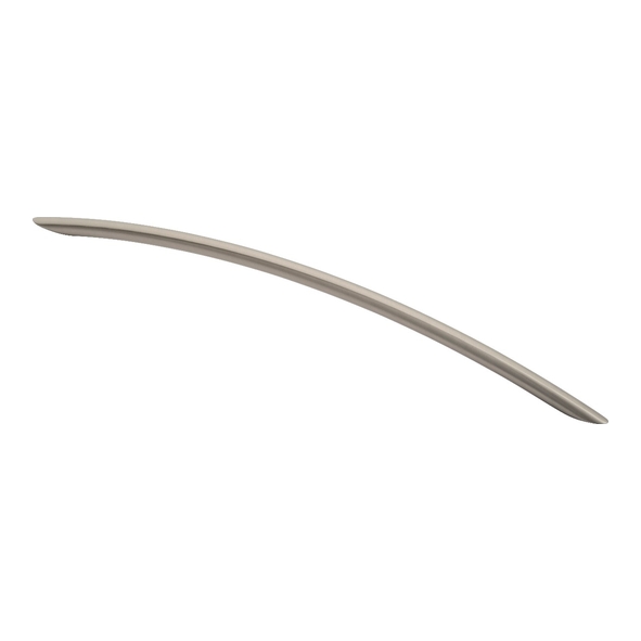 FTD450FSN  288 x 328 x 32mm  Satin Nickel  Fingertip Design Curved Bow 10mm Ø Cabinet Pull Handle