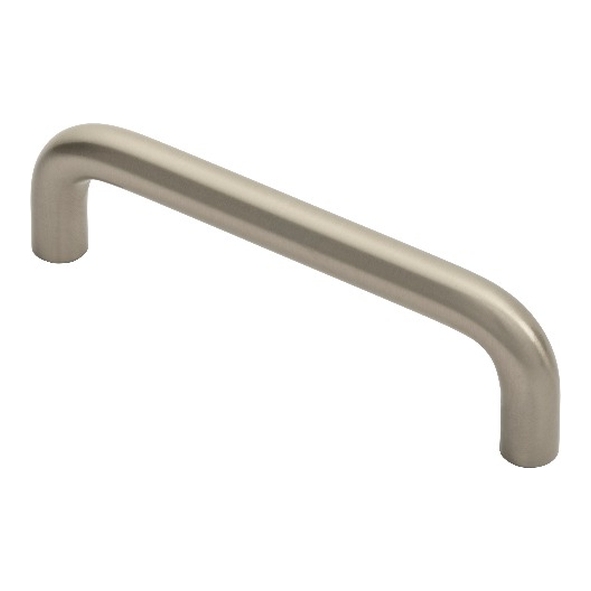 FTD460ASN  96 x 106 x 30mm  Satin Nickel  Fingertip Design D-Pattern 10mm Ø Cabinet Pull Handle