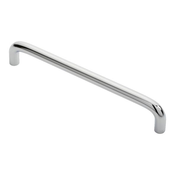 FTD460CCP  160 x 170 x 30mm  Polished Chrome  Fingertip Design D-Pattern 10mm Ø Cabinet Pull Handle