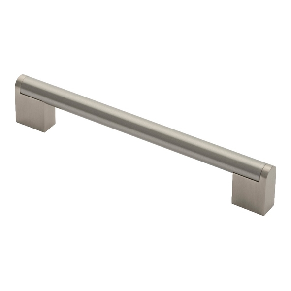 FTD4750CSNSS  160 x 200 x 36mm  Satin Nickel / Stainless  Fingertip Design Bar 14mm Ø Cabinet Pull Handle