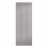 LPD Internal Prefinished Grey Texture Moulded Vertical 5P Doors - view 1