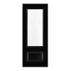 Deanta Internal Prefinished Black Sandringham Doors [Clear Bevelled Glass]s] - view 1