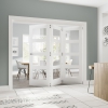 Deanta Internal White Primed Coventry Doors [Clear Glass] - view 3