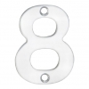 Eurospec Cast Polished Stainless Steel Face Fixing 50mm Numerals - view 9
