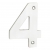 Eurospec Cast Polished Stainless Steel Face Fixing 100mm Numerals - view 5