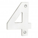 Eurospec Cast Polished Stainless Steel Face Fixing 100mm Numerals - view 5