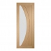 XL Joinery Internal Prefinished Oak Salerno Doors [Clear Glass] - view 1