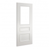 Deanta Internal White Primed Windsor Doors [Clear Bevelled Glass] - view 2