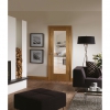 XL Joinery Internal Oak Pattern 10 FD30 Fire Doors [Clear Glass] - view 3