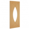 Deanta Internal Prefinished Oak Amalfi Doors [Clear Glass] - view 2