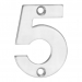 Eurospec Cast Polished Stainless Steel Face Fixing 50mm Numerals - view 6