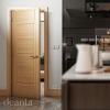 Deanta Internal Prefinished Oak Pamplona Doors - view 3