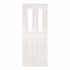 Deanta Internal White Primed Rochester Doors [Clear Glass] - view 1