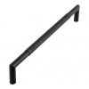 JMB8 : 425 x 19mm : Matt Black : Jedo Nero Mitred Knurled Bolt Fix Pull Handle - view 1