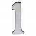 Heritage Brass C1568 Polished Chrome Self Adhesive 51mm Numerals - view 2