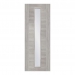 XL Joinery Internal Pre-Finished White Grey Laminate Forli Doors [Clear Glass] - view 1