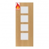 Glazing Option 09 For Deanta Flush Panel Doors - view 3