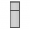 Deanta Internal Prefinished Black Camden Doors [Clear Glass] - view 1