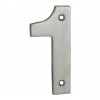 Eurospec Cast Satin Stainless Steel Face Fixing 100mm Numerals - view 2