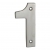 Eurospec Cast Satin Stainless Steel Face Fixing 100mm Numerals - view 2