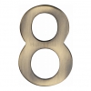 Heritage Brass C1568 Antique Brass Self Adhesive 51mm Numerals - view 9