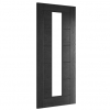 Deanta Internal Prefinished Brushed Black Oak Seville 1 Light Doors [Clear Glass] - view 2