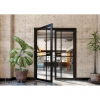 Deanta Internal Prefinished Black Dalston Doors [Clear Glass] - view 3