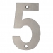 Zoo Satin Stainless Steel Face Fixing 100mm Numerals - view 6