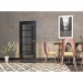 Deanta Internal Prefinished Black Shoreditch Doors [Tinted Glass] - view 3