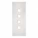 Deanta Internal White Primed Pamplona Doors [Clear Glass] - view 1