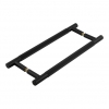JV1803MBB2B : 300 x 19mm : Matt Black : Jedo Venice Linear Back To Back Pull Handles - view 1
