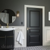 Deanta Internal Prefinished Black Windsor FD30 Fire Doors - view 3