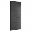 Deanta Internal Prefinished Brushed Black Oak Seville FD30 Fire Doors - view 2