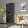 Deanta Internal Prefinished Black Brixton Doors - view 3