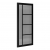 Deanta Internal Black Brixton Pre-Finished Doors [Tinted Glass] - view 1